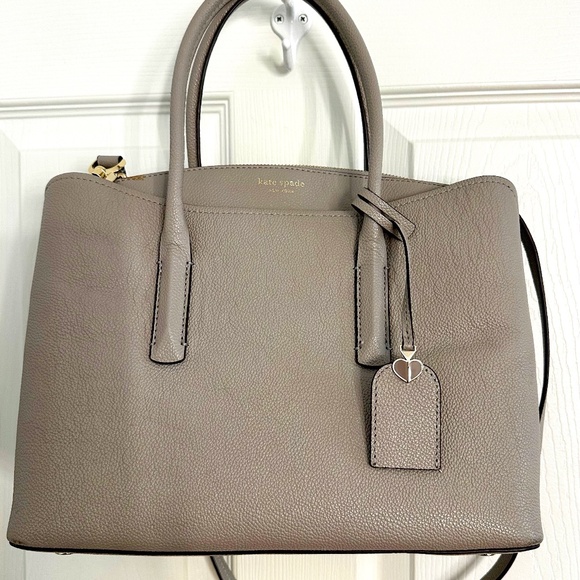 kate spade new york Margaux Women Kate Spade Margaux Large Satchel Handbag  # PXRUA160   Color: True Taupe